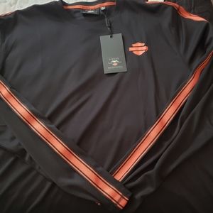 Mens harley-davidson 2xl rash guard long sleeve shirt nwt